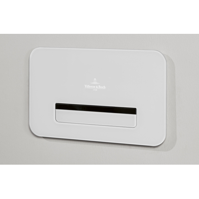 Villeroy & Boch Viconnect bedieningsplaat - 269x161mm infra - Glass White (glans wit)