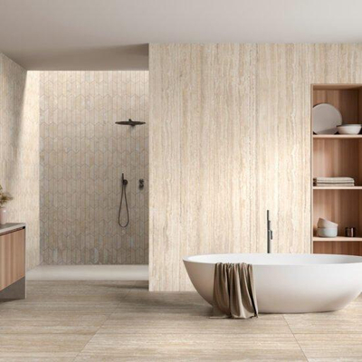 Ceralto Pavero Marble Carrelage de sol - 60x120cm - 9.0mm - rectifié - veincut - blanc mat