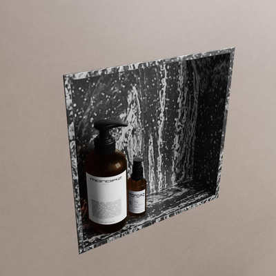 Mondiaz EASY Niche salle de bains - 29.5x8x29.5cm - à encastrer ou à monter - 1 compartiment - Lava
