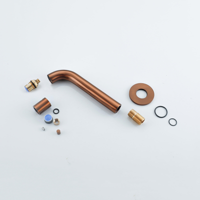 Fugaflow Eccelente Arredo Robinet lave-mains - encastrable - bec 18cm - à raccourcir - PVD - cuivre brossé