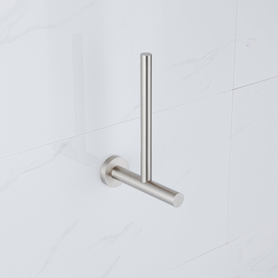 FugaFlow Eccelente Porte-rouleau de réserve - Forme en T - Acier inoxydable brossé