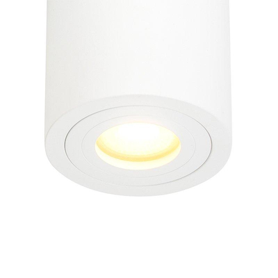 QAZQA Capa spot de salle de bains en surface - 9x9x9,5cm - rond - blanc mat