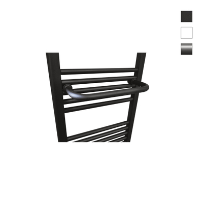 Sanicare Barre à serviettes - 35cm - radiateurs design - noir mat
