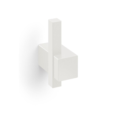 Zack Carvo Handdoekhaak - 7x5cm - enkel - wit OUTLETSTORE