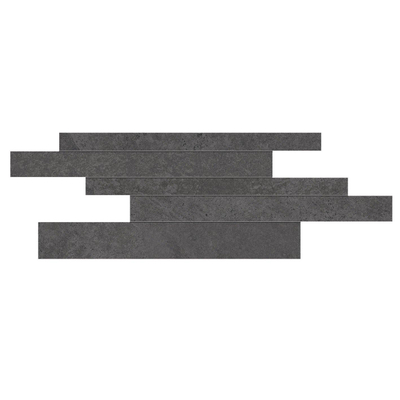 Terravito Solido wand- en vloertegel - 29.5x59.5cm - 8mm - gerectificeerd - Natuursteen look - Zwart