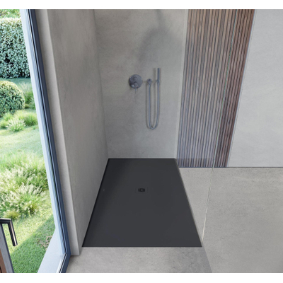 Duravit Sustano Douchebak - 180x90x3cm - Rechthoek - DuraSolid - mat antraciet