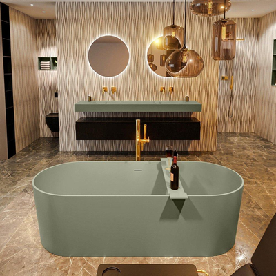 MONDIAZ NOBLE Baignoire autoportante - 180x75cm - Army