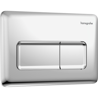 Hansgrohe IFrame Original Q Drukplaatvoor - dualflush - chroom