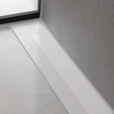 Hansgrohe RainDrain Flex Douchegoot - 80cm - inkortbaar - wandmontage - mat wit
