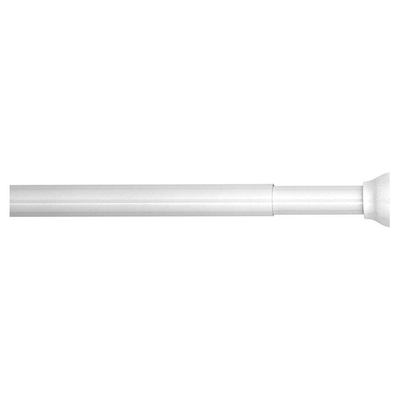 Sealskin Barre de douche à coincer ronde 20mm ajustable de 110cm à 185cm Blanc