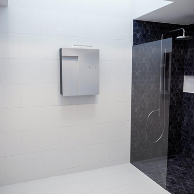 Mondiaz CUBB Armoire de toilette - 60x70cm - 1 porte - Dark Grey (Gris)