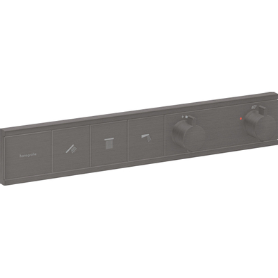 Hansgrohe Rainselect Thermostat encastré p. 3 fonctions br. black chr.
