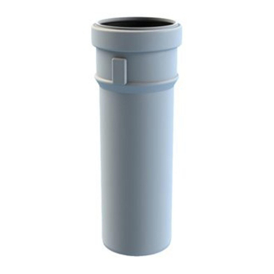 Burgerhout Safe-PP rookgasafvoerbuis Ø80 l=250mm PP wit