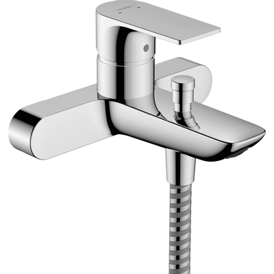 Hansgrohe Rebris e 1 greeps - opbouw badmengkraan hartafstand 15 - 3cm - hoogglans chroom