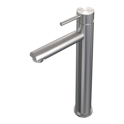 Brauer Brushed Edition Robinet lavabo rehaussé avec poignée standard ColdStart Nickel brossé