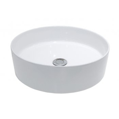 Wiesbaden Link waskom rond 40 x 12 cm keramiek mat wit