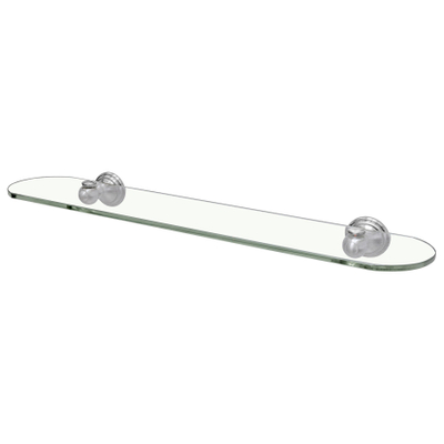 Haceka Allure Tablette Verre Inox brossé 60cm