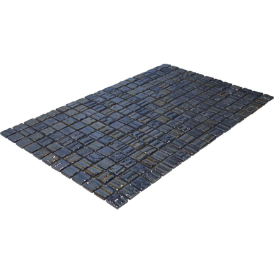 The Mosaic Factory Valencia mozaïektegel - 32.8x51.8cm - Wandtegel - vierkant - 3D Black Pearl