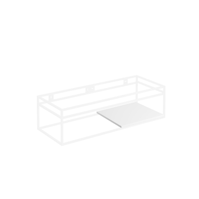 Clou Frame tablette 46,8x42cm tablette encastrée Aluite blanc