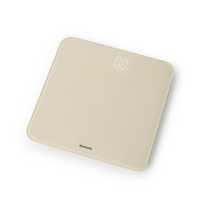 Brabantia ReNew Pèse-personne - jusqu'à 180kg - piles - beige doux