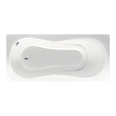 Xenz Curaçao Baignoire-douche - 175x80x47 - évacuation en bout - acrylique - blanc