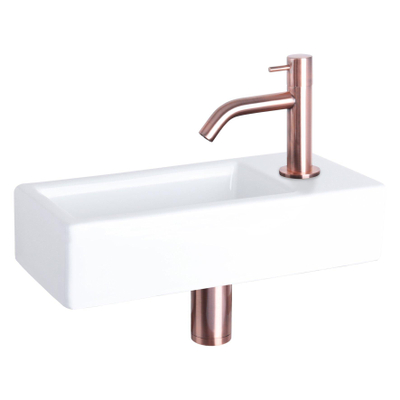 Differnz fonteinset 38.5x18.5x9cm hura keramiek krom rose koper