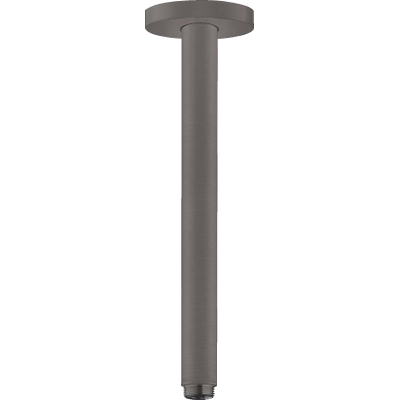 Hansgrohe Raindance e - douchearm plafond - 30cm - geborsteld zwart chroom