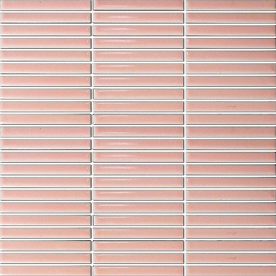 The Mosaic Factory Sevilla mozaïektegel - 28.2x30.8cm - wandtegel - Rechthoek - Porselein Pink Glans