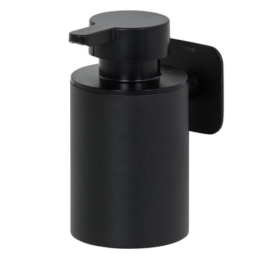 Tiger Colar Distributeur de savon - 180 ml - modèle mural - autocollant - noir