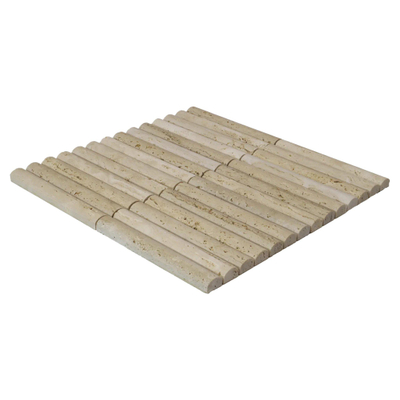 The Mosaic Factory Natural Stone mozaïektegel - 30x30cm - 13mm - vierkant - mat beige