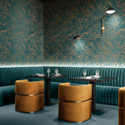 Cir Chromagic Decor-strip - 60x120cm - 10.0mm - gerectificeerd - Herbarium emerald