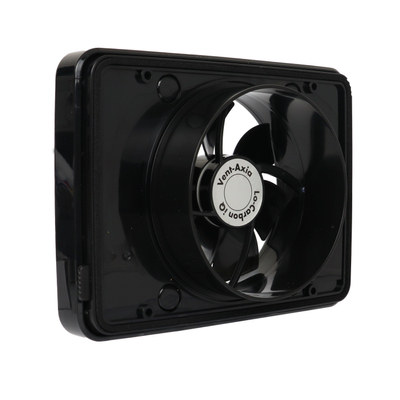 Vent-axia iq ventilateur de salle de bains avec capteur d'humidité noir brillant