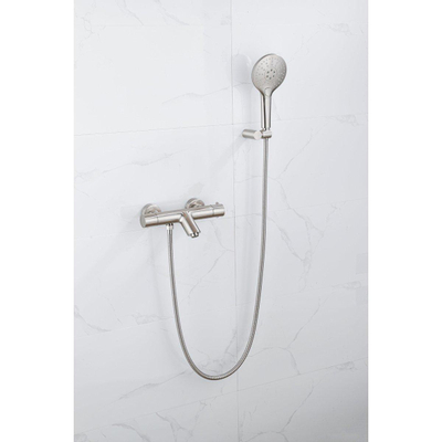 Fortifura Calvi Flexible de douche métal 150cm Acier brossé