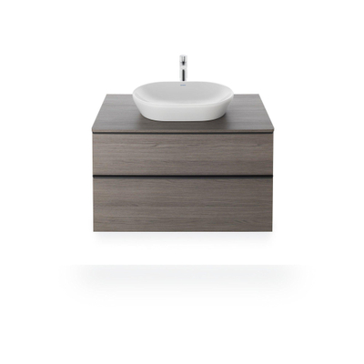 Duravit d-neo lavabo de comptoir 60x40x12.5cm sans trou pour robinet avec céramique wonderglass blanc