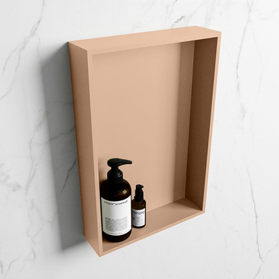 MONDIAZ EASY Nis - 44.5x29.5cm - geschikt voor in- of opbouw - 1 vak - kleur Rosee | Rosee