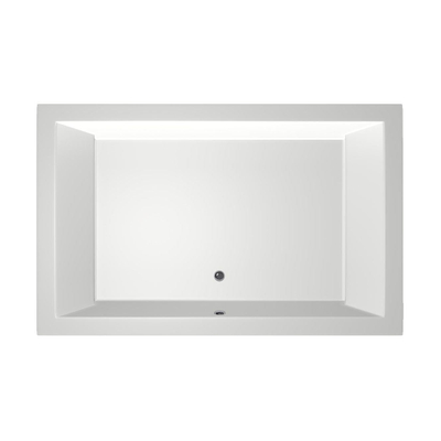 Xenz Society Duobad - 190x120x53 - afvoer Midden - acryl - wit