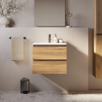 Brauer Core Series badkamermeubel - 60x45x50cm - zonder wastafel - honey