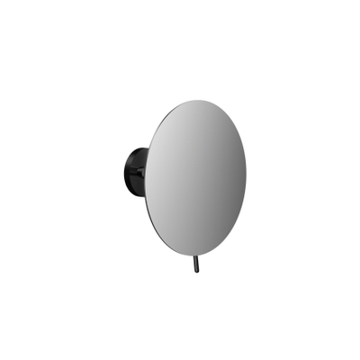 Emco Round make-upspiegel – rond Ø20 cm – zonder verlichting – 3x vergrotend, 1-armig – Zwart