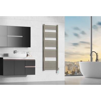 Rosani Avant radiateur électrique - 160x60cm - 700 watts - taupe