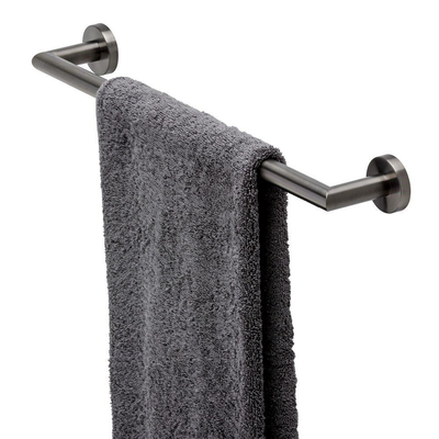Geesa Nemox Handdoekrek 49.9cm Zwart metaal geborsteld