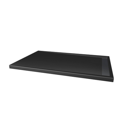 Xenz Easy Tray douchevloer - 140x90x5cm - acryl - zonder gootcover - ebony