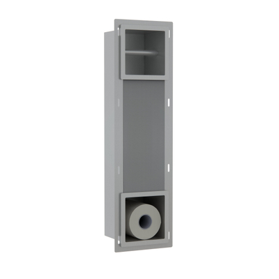 Fortifura Calvi Inbouw Reserve- en toiletrolhouder - PVD - geborsteld RVS
