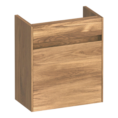 BRAUER Inspire meuble lave-mains - 40x45x22cm - porte pivotant à gauche - sans poignée - Honey