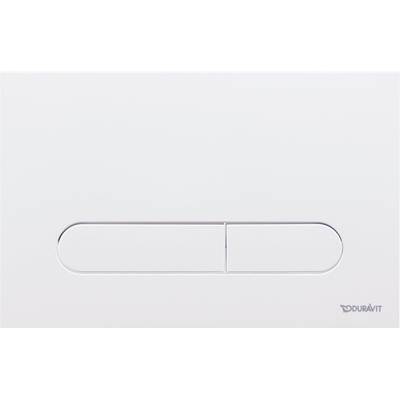 Duravit DuraSystem bedieningsplaat Beta 100 - voor wandcloset - kunststof - mat wit