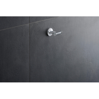 Duravit Starck T Handdoekhaak dubbel - 6x7.6cm - hoogglans chroom