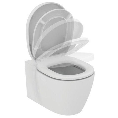 Ideal Standard Connect hangtoilet – AquaBlade – diepte 54,5 cm – met softclose zitting – glans wit