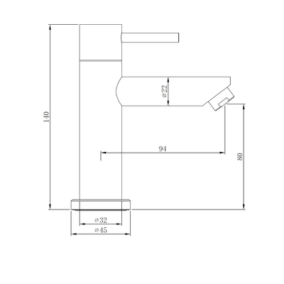 Best Design Ore Toiletkraan RVS