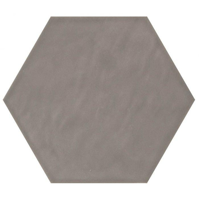 Cifre Cerámica Wandtegel hexagon Vodevil Grey 17,5x17,5 cm Vintage Glans Grijs