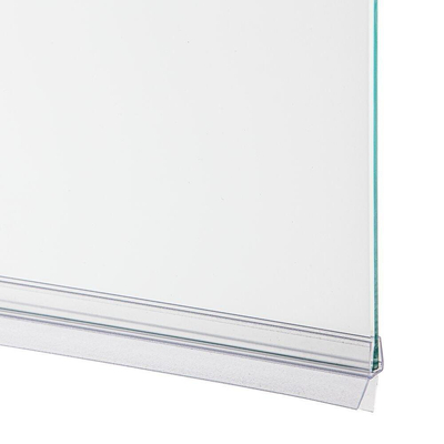 Sealskin profilé d'étanchéité horizontal universel 6/8mm longueur 1 mètre transparent