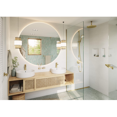 Hansgrohe Addstoris zeephouder met schaal polished gold optic